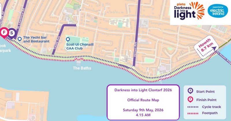 Darkness into Light Clontarf 2026 | IMPORTANT INFO 